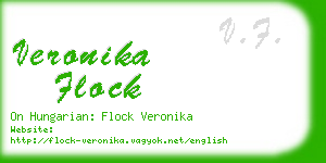 veronika flock business card